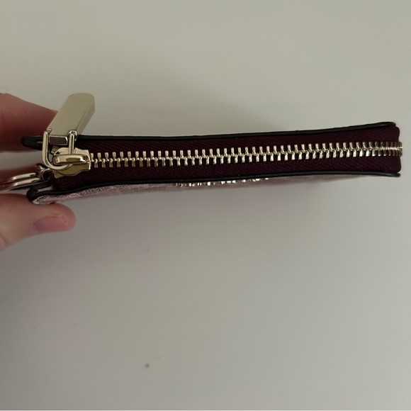 Kate Spade Flower Coated Canvas Key Pouch - Picture 7 of 15